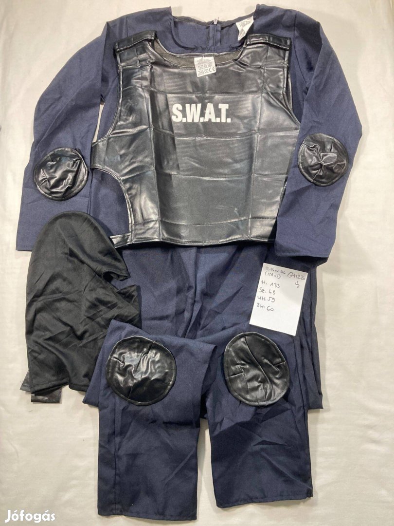 SWAT jelmez, katona jelmez, új 12-14 év GH220