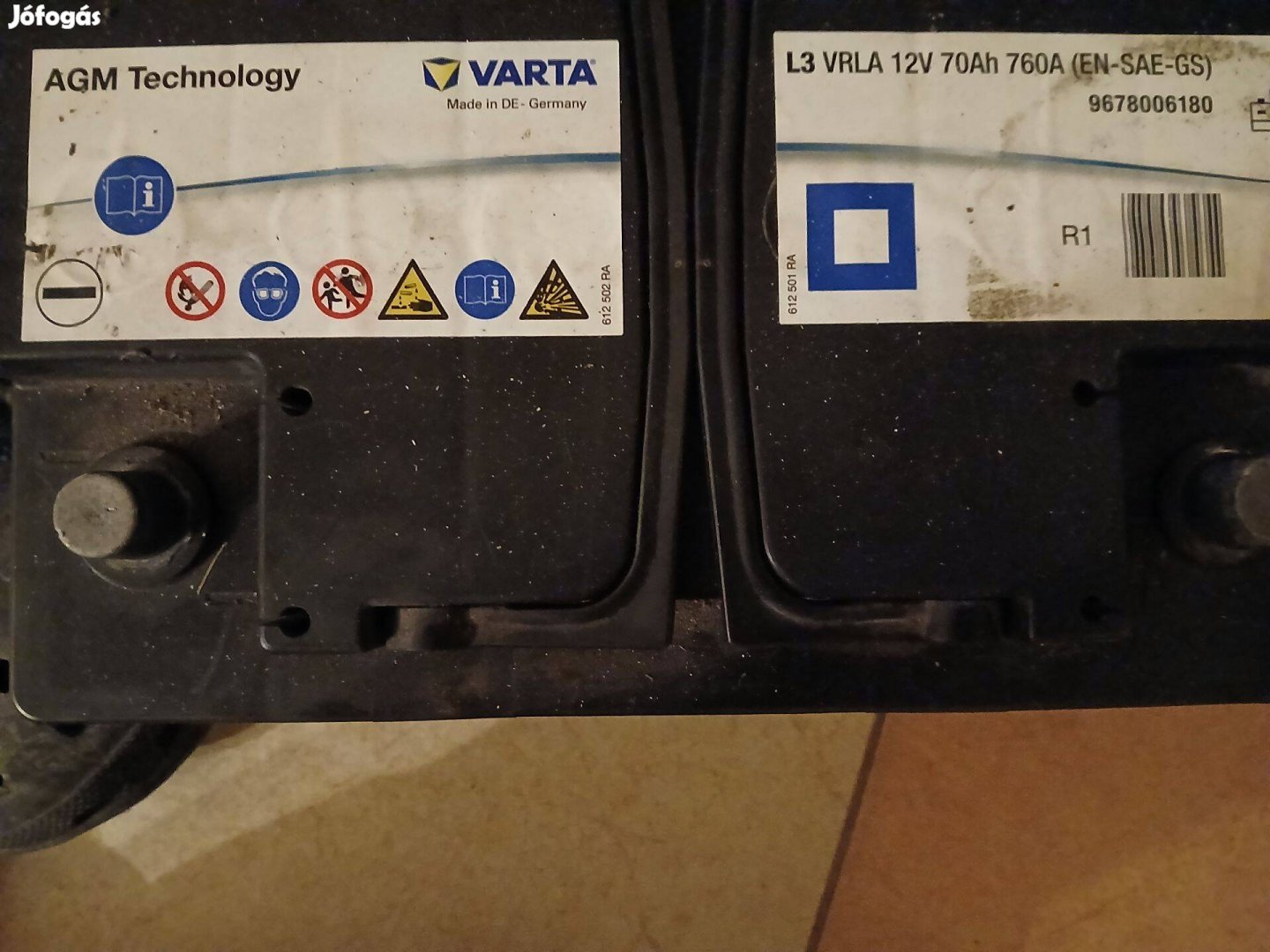 S-13 Varta 70 Ah Akkumulátor