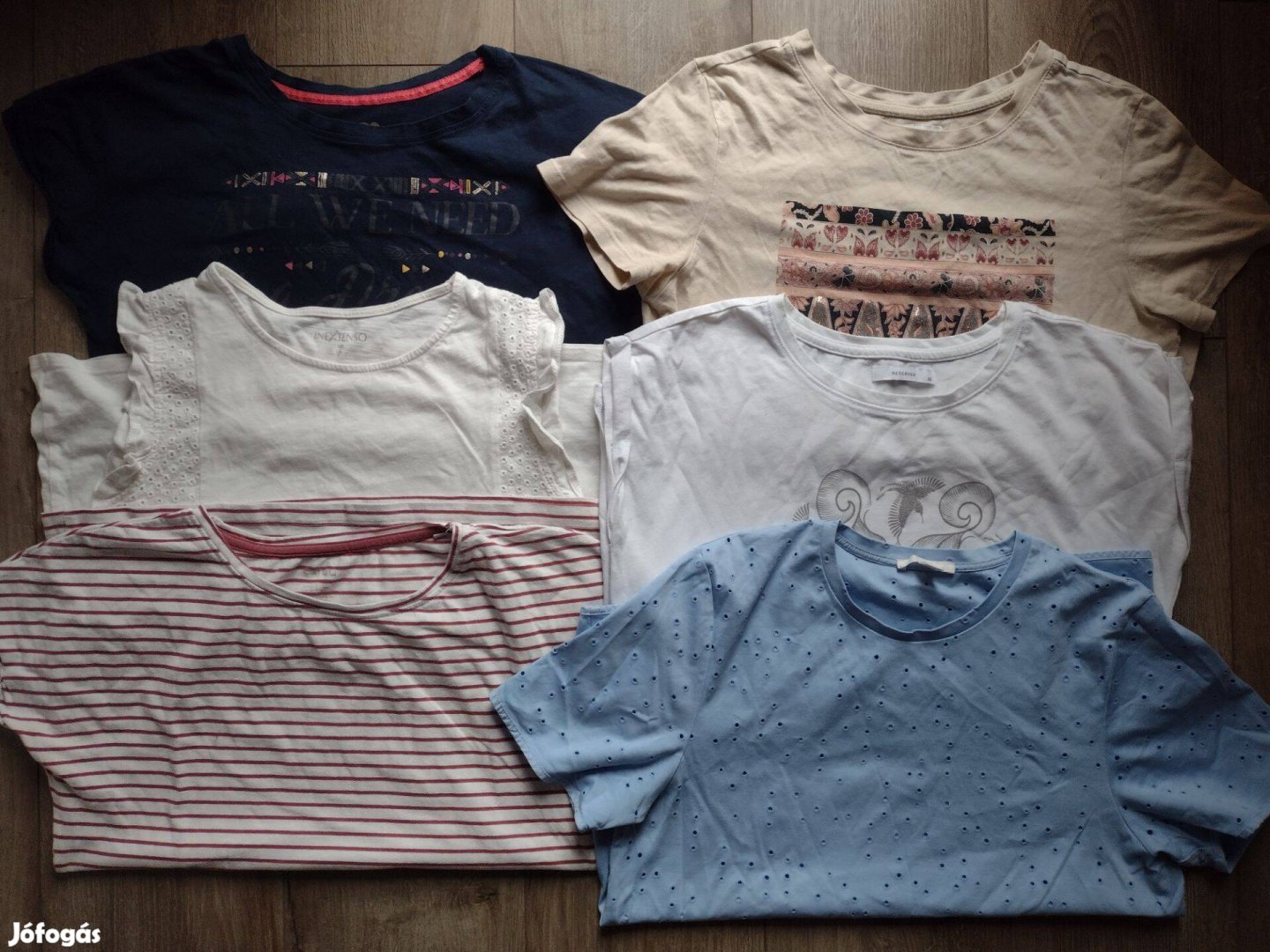 S_36 női póló csomag 4500 ft6 db