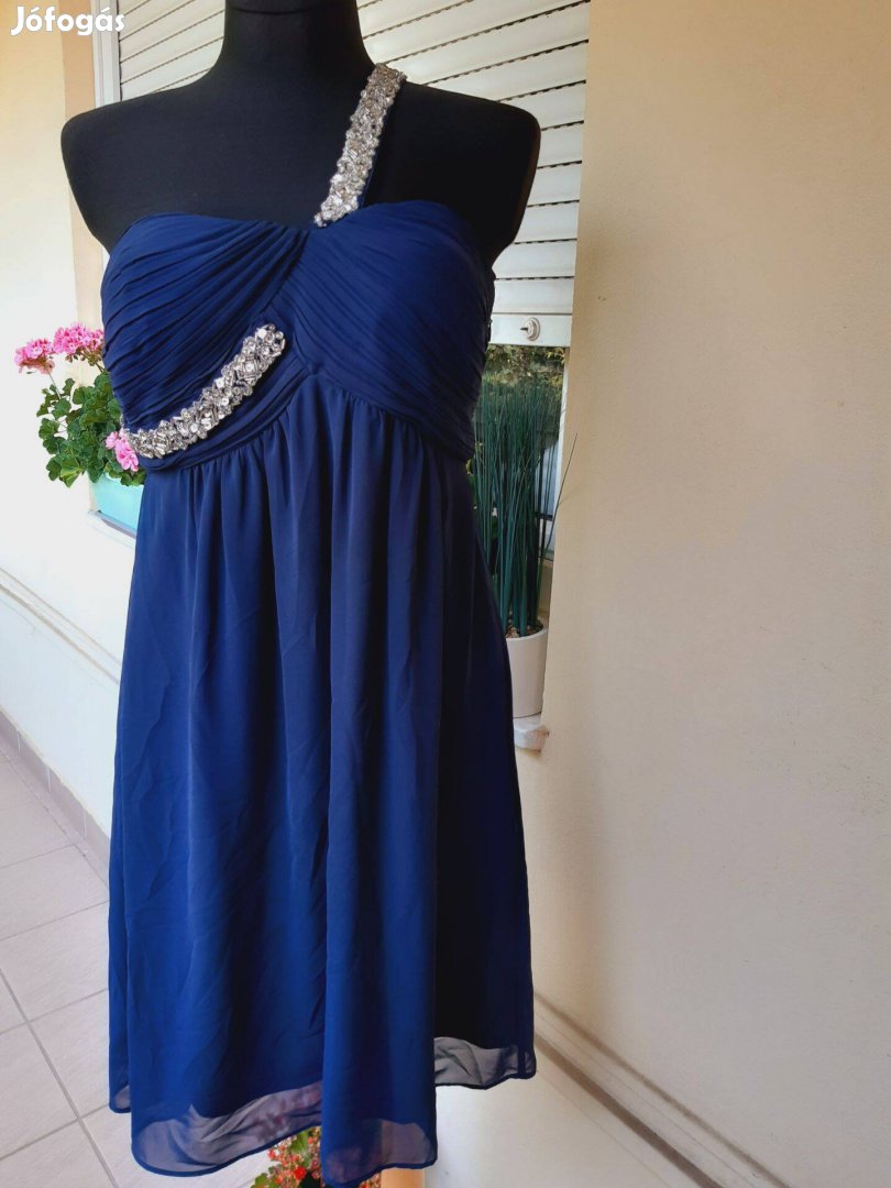 S-M-es Esprit gyönyörű kék alkalmi női ruha