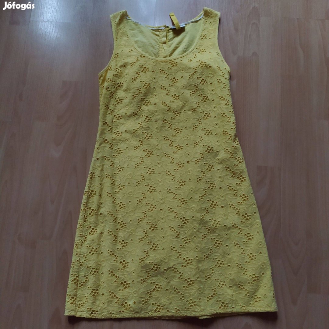 S.Oliver csodaszép sárga madeirás női ruha 36