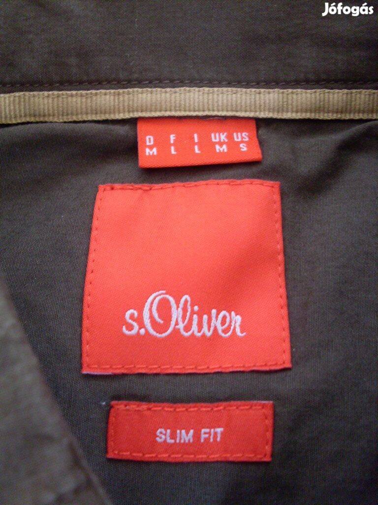 S.Oliver slim fit férfi ing M méret