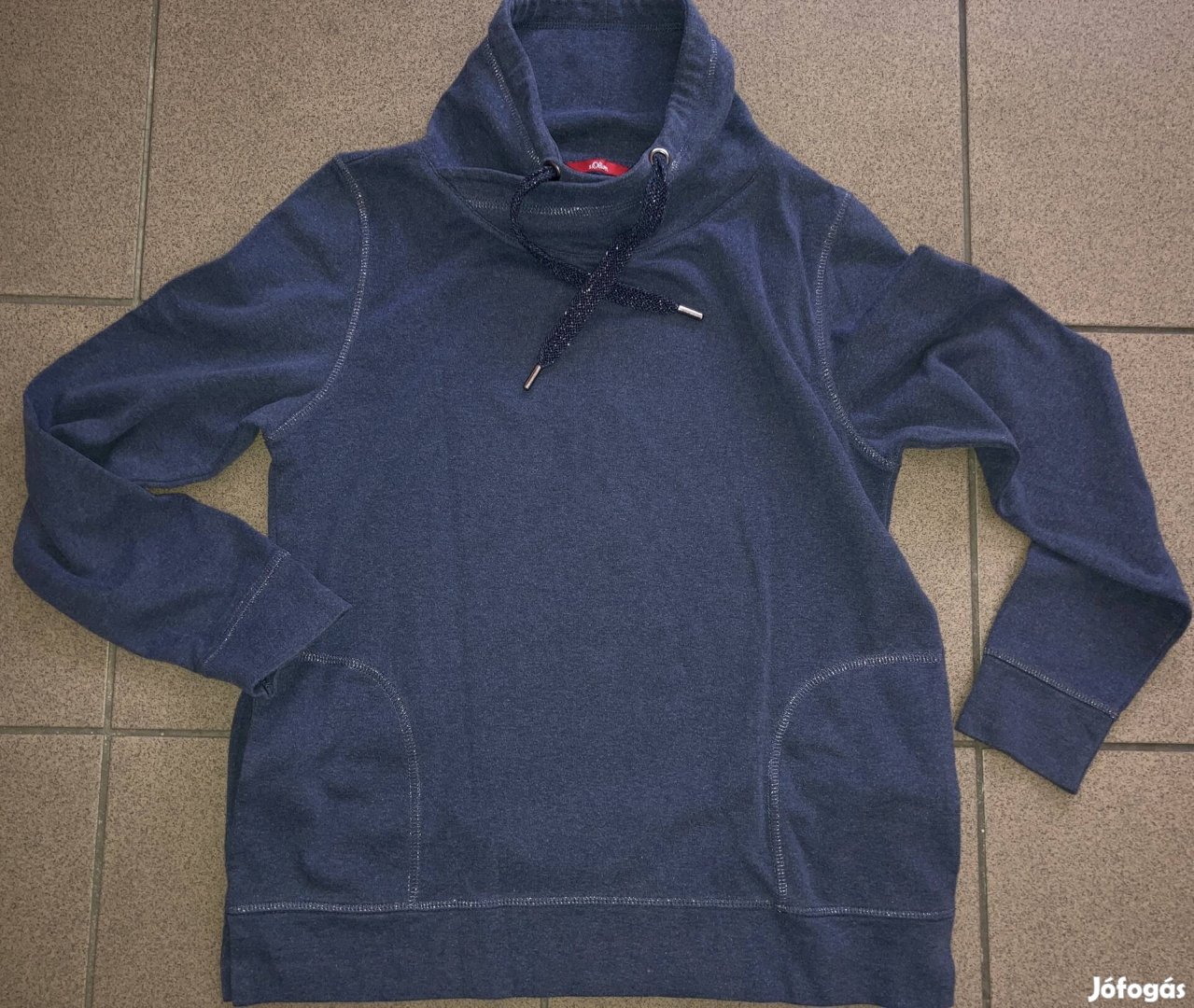 S. Oliver 38-as női magasított nyakú pamut oldalt zsebes