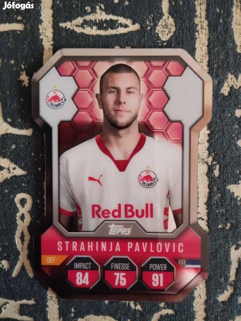 S. Pavlovic (Salzburg) Shield Pajzs Bajnokok Ligája 2024/25 kártya