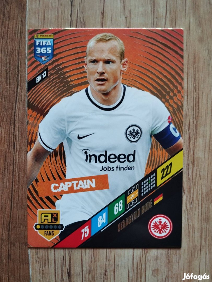 S. Rode (Eintracht Frankfurt) FIFA 365 2024 FANS Captain focis kártya