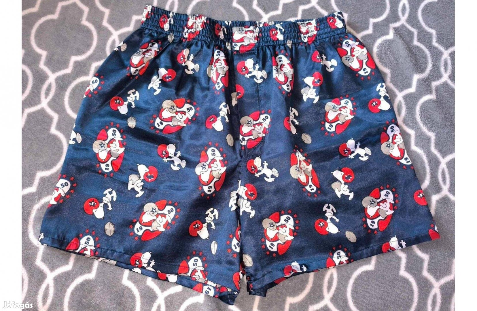 S-es Snoopy szatén boxer