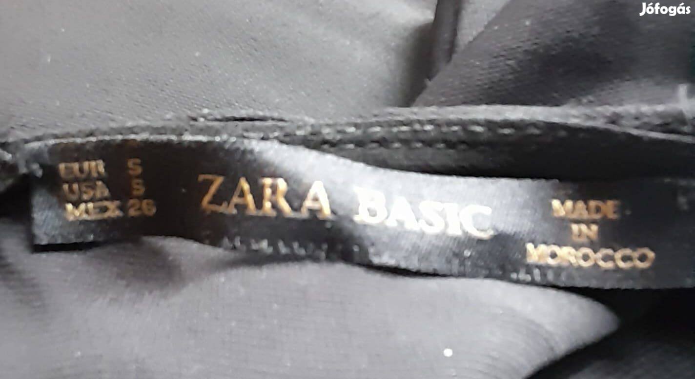 S-es alkalmi fekete koktélruha Zara basic