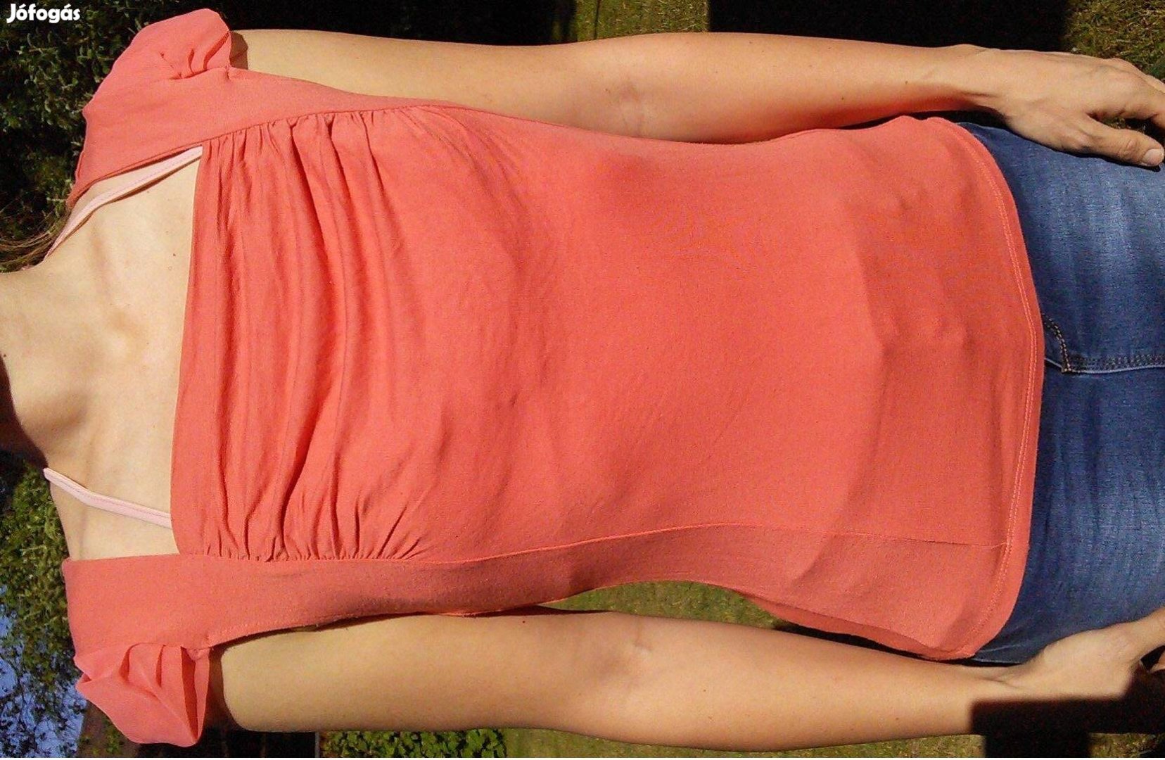 S méretű Orsay barack színű női felső top póló S blúz