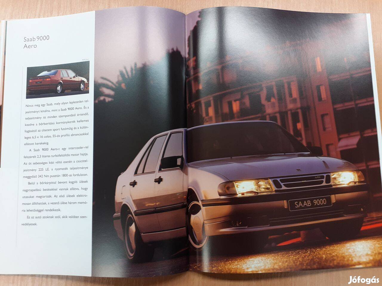 Saab 9000 prospektus - 1995, magyar nyelvű