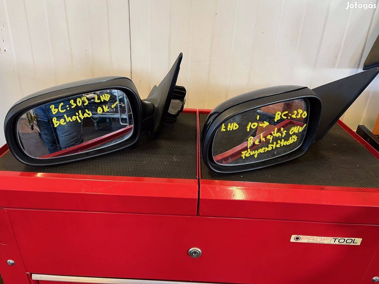 Saab 9.3 03'-11' bal visszapillantótükör ,elekt.bahajtású