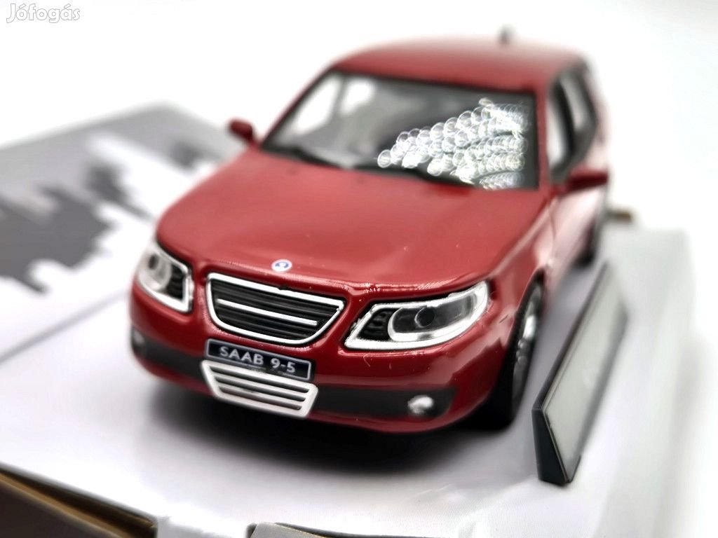 Saab 9.5 combi (1998) - piros -  Cararama - 1:43