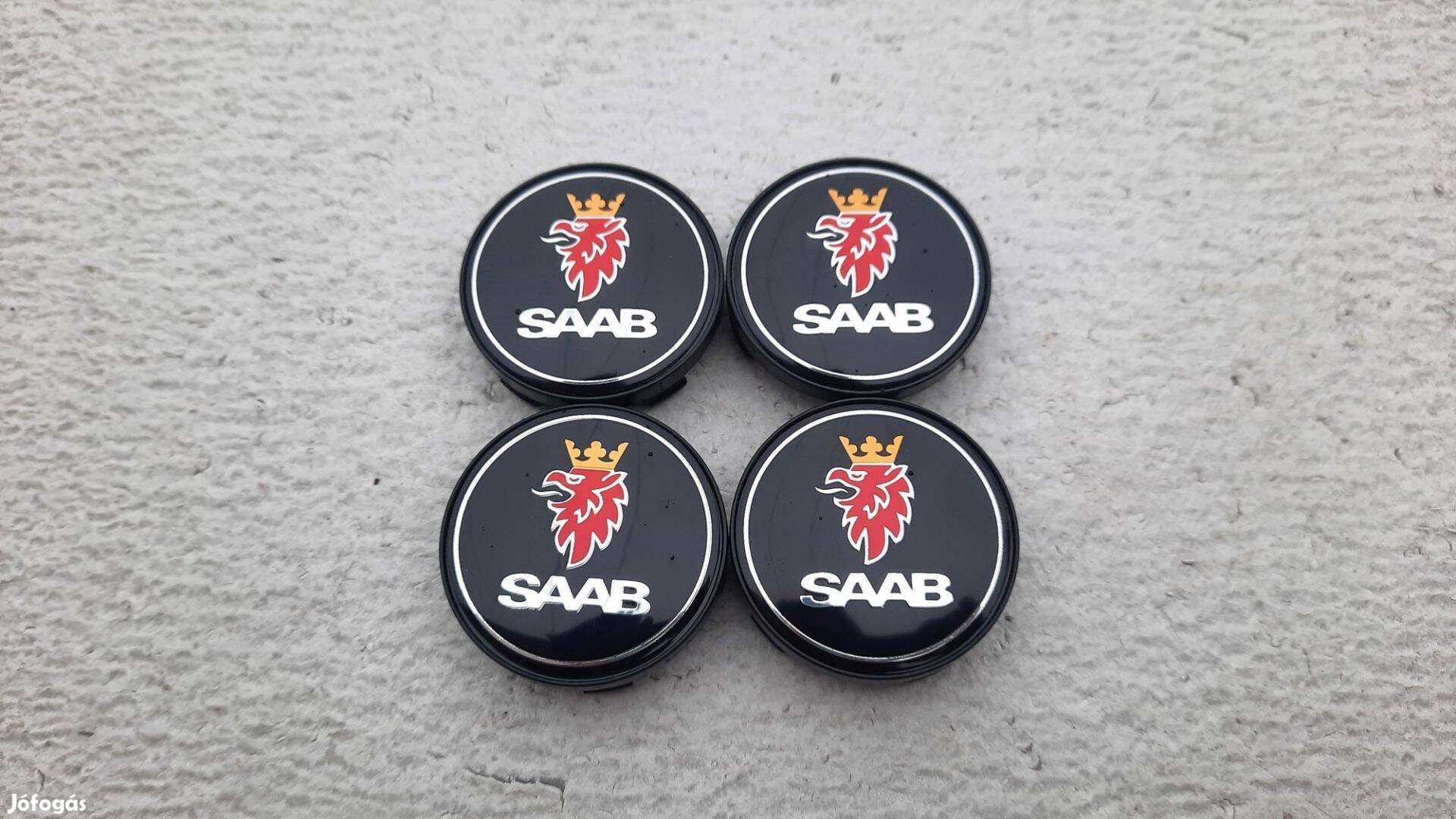 Saab új felni díszkupak közép felnikupak kerékagy kupak 56mm
