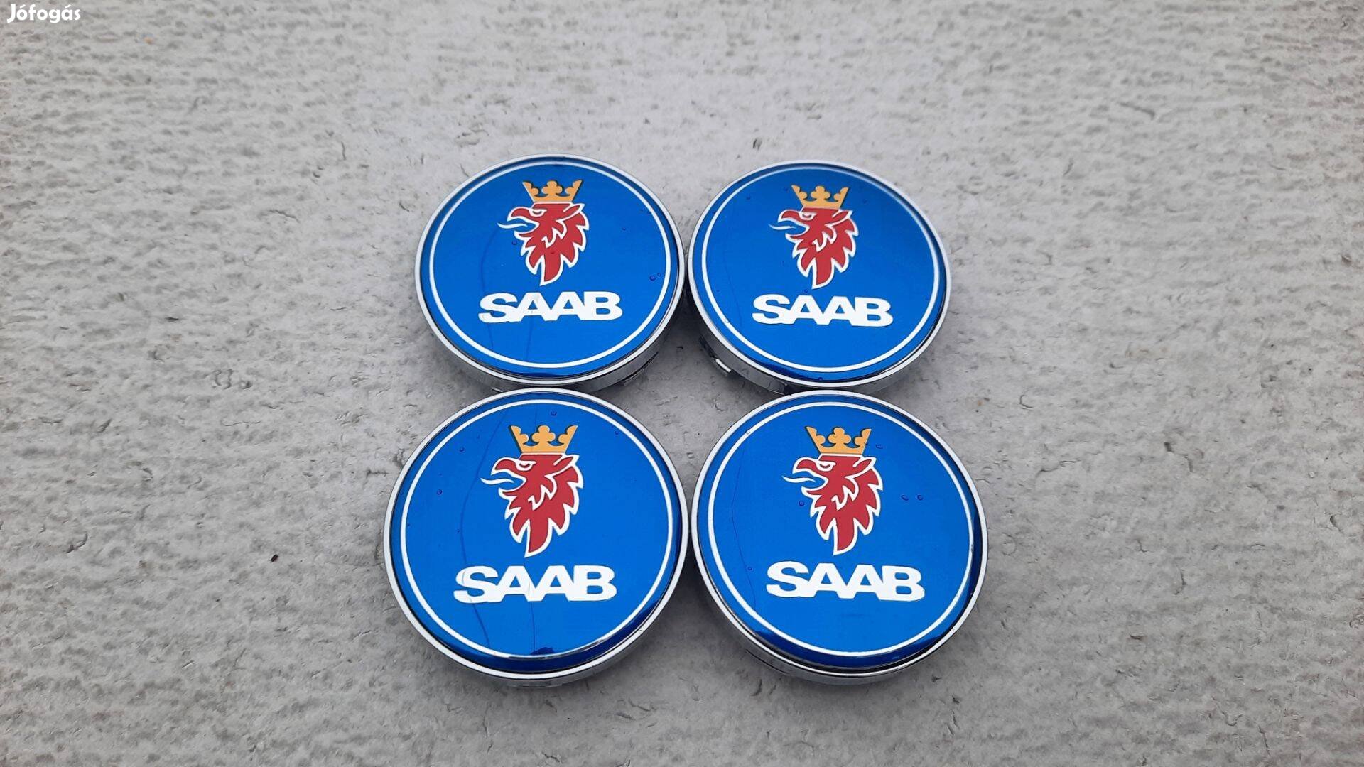 Saab új felni díszkupak közép felnikupak kerékagy kupak 56mm