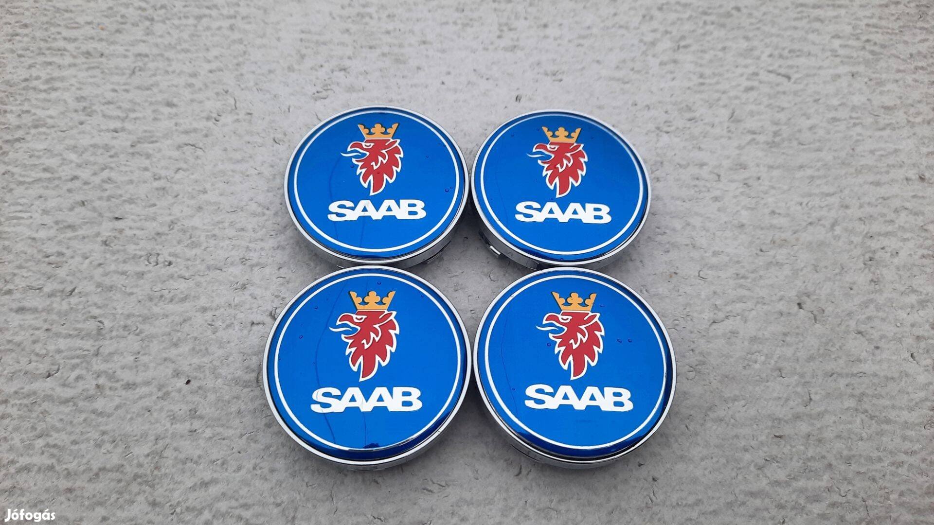 Saab új felni díszkupak közép felnikupak kerékagy kupak 56mm