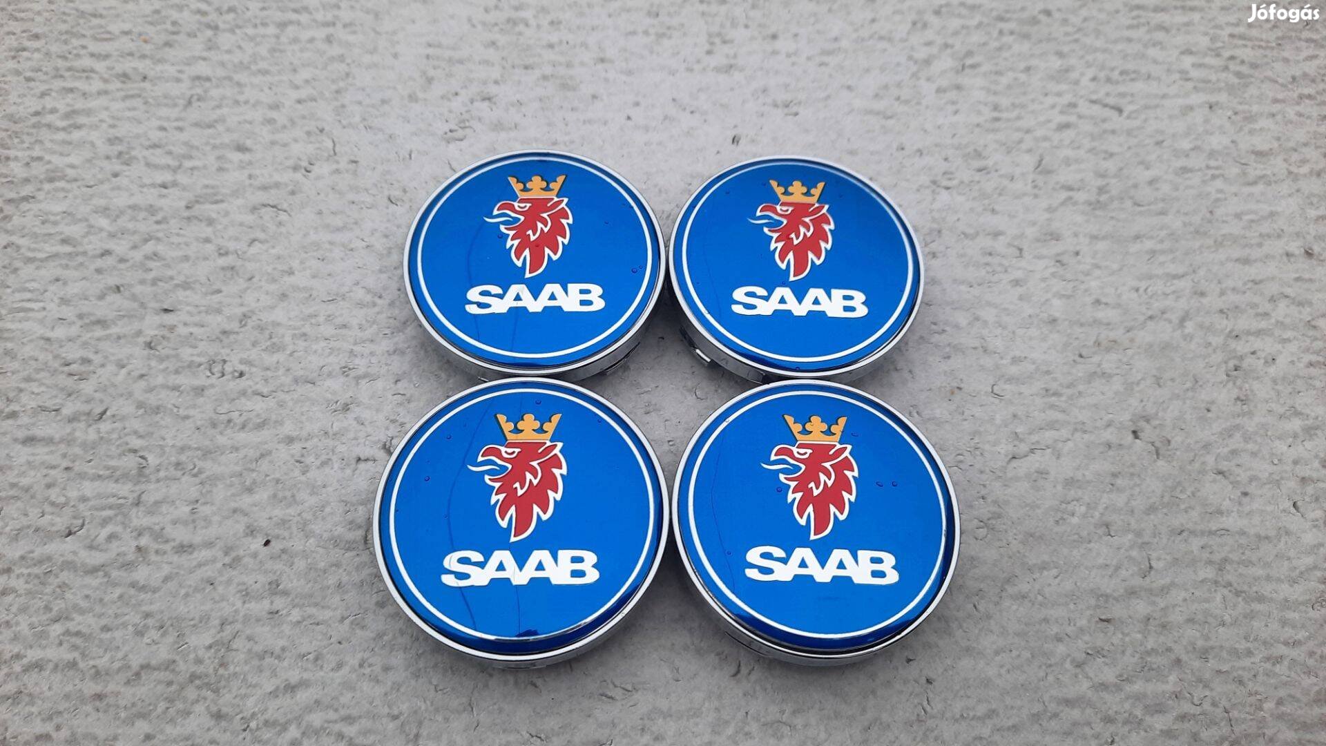 Saab új felni díszkupak közép felnikupak kerékagy kupak 60mm