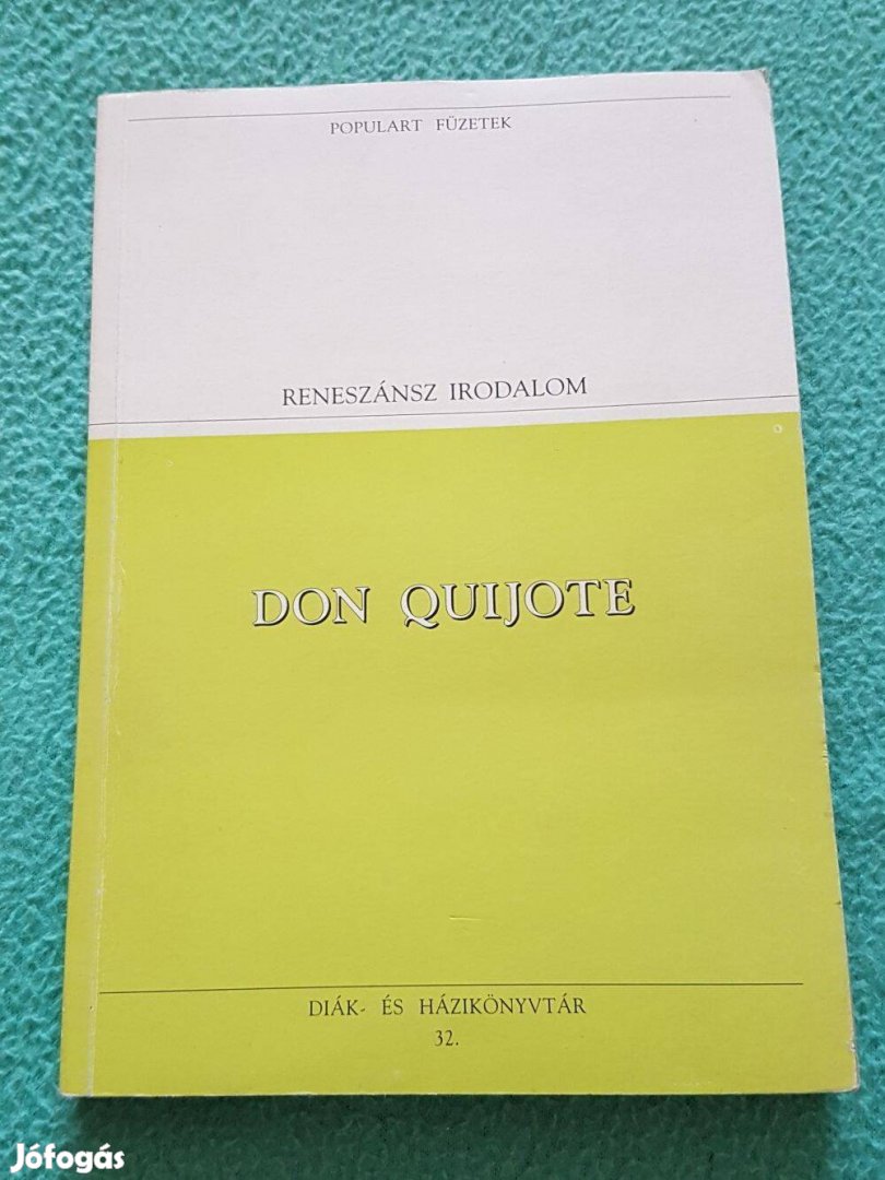 Saavedra Cervantes Don Quijote könyv