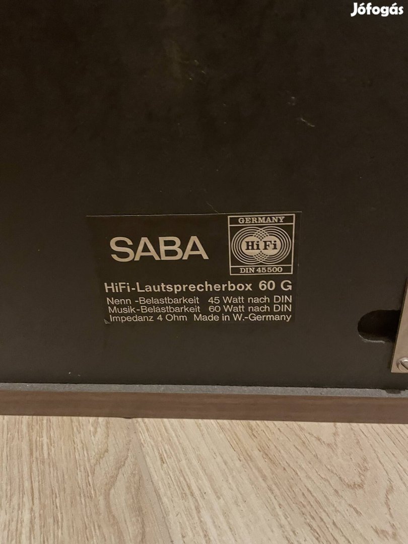Saba 60g hangfal