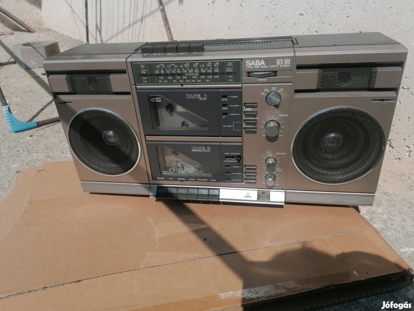 Saba RCR 980 boombox magnó eladó