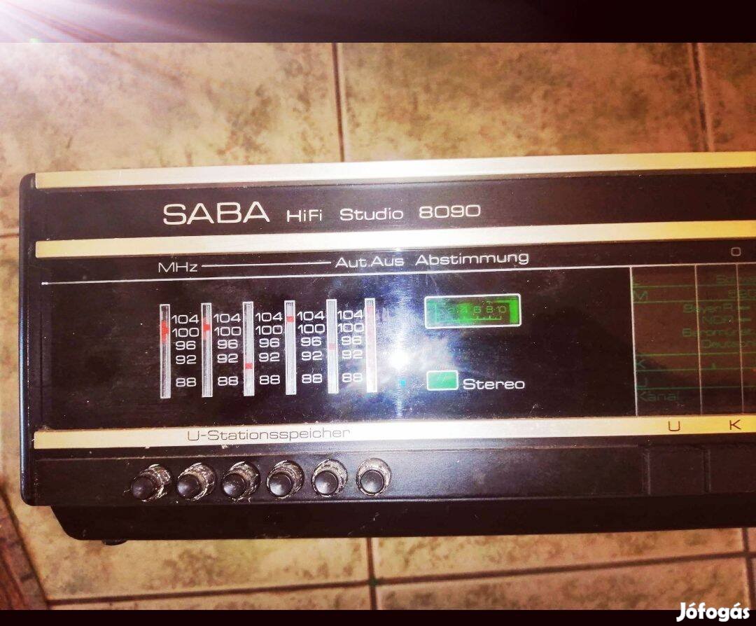 Saba hifi studio 8090 .hifi stereo/quadro. Reciever. 1975