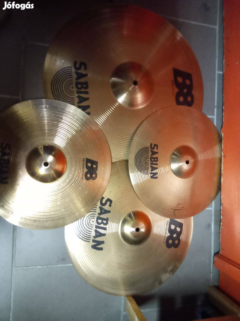 Sabian B8 cintányér szett!