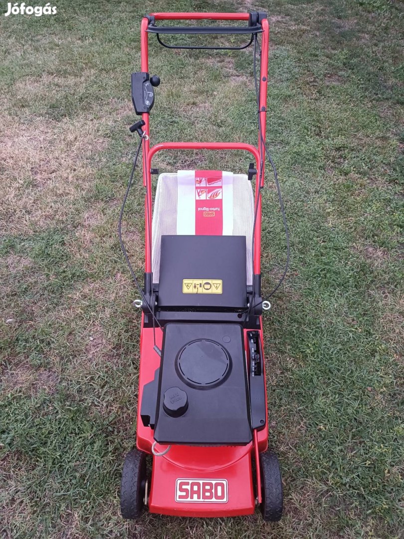 Sabo önjáró fűnyíró - Sachs ketütemű motorral - a legenda