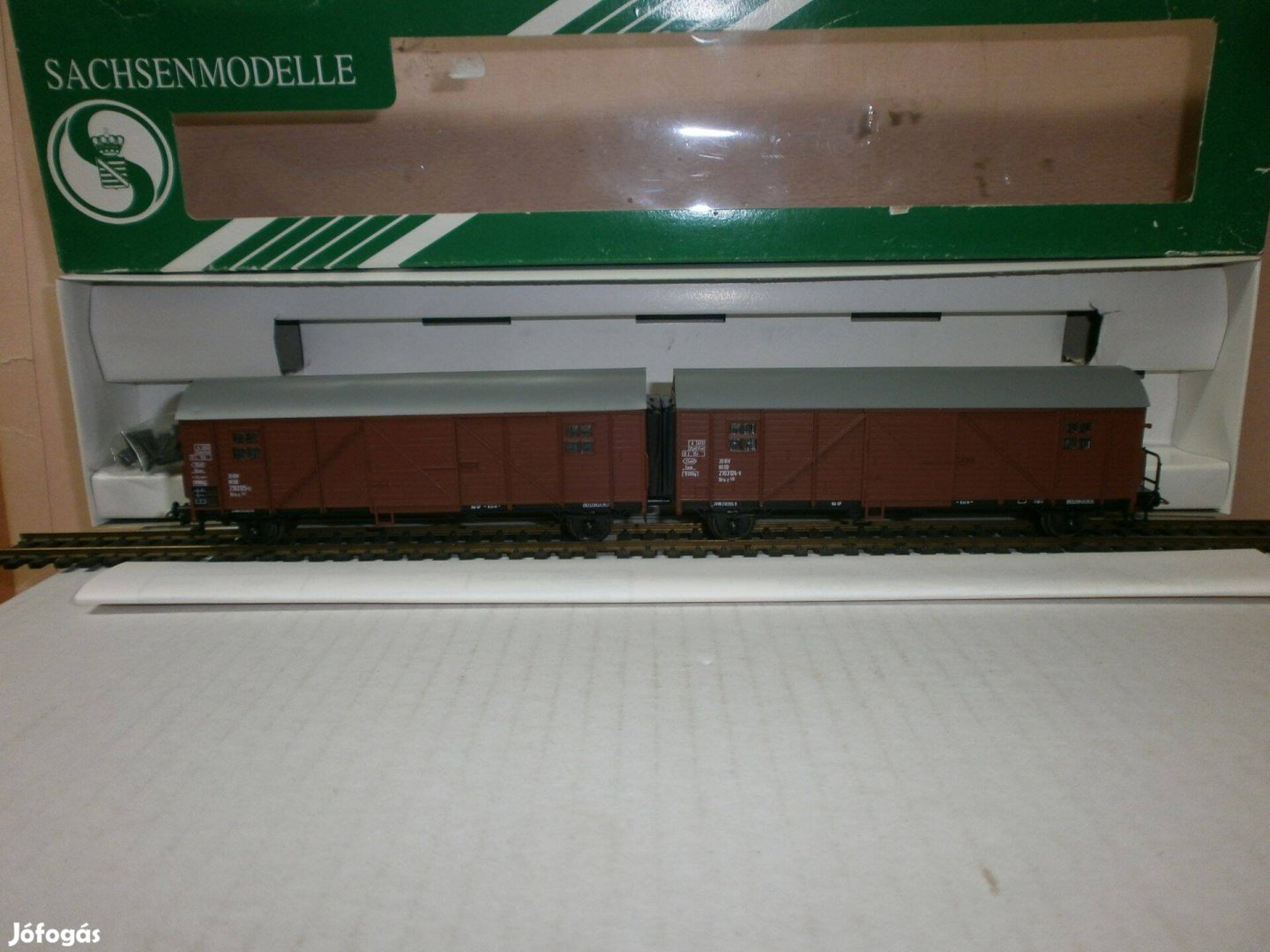 Sachsenmodelle 16008 - DB - ep. III -dupla teher kocsi - H0(kkk) -Nem