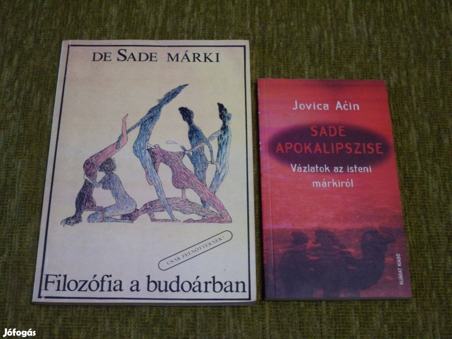 Sade márki: Filozófia a budoárban + Jovica Acin: Sade apokalipszise