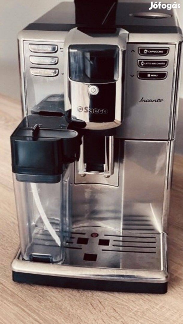 Saeco Incanto automata digitális kávéfőző gép kávégép tejhabosítóval