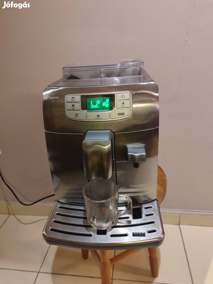 Saeco Intelia Evo Inox Cappuccino Szervizelt garanciával