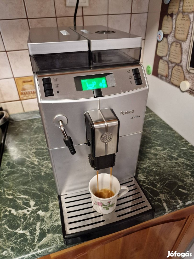 Saeco Lirika automata darálós kávégép kávéfőző