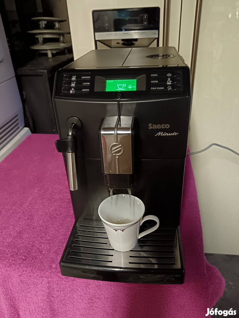 Saeco Minuto automata darálós kávégép szép állapotban 