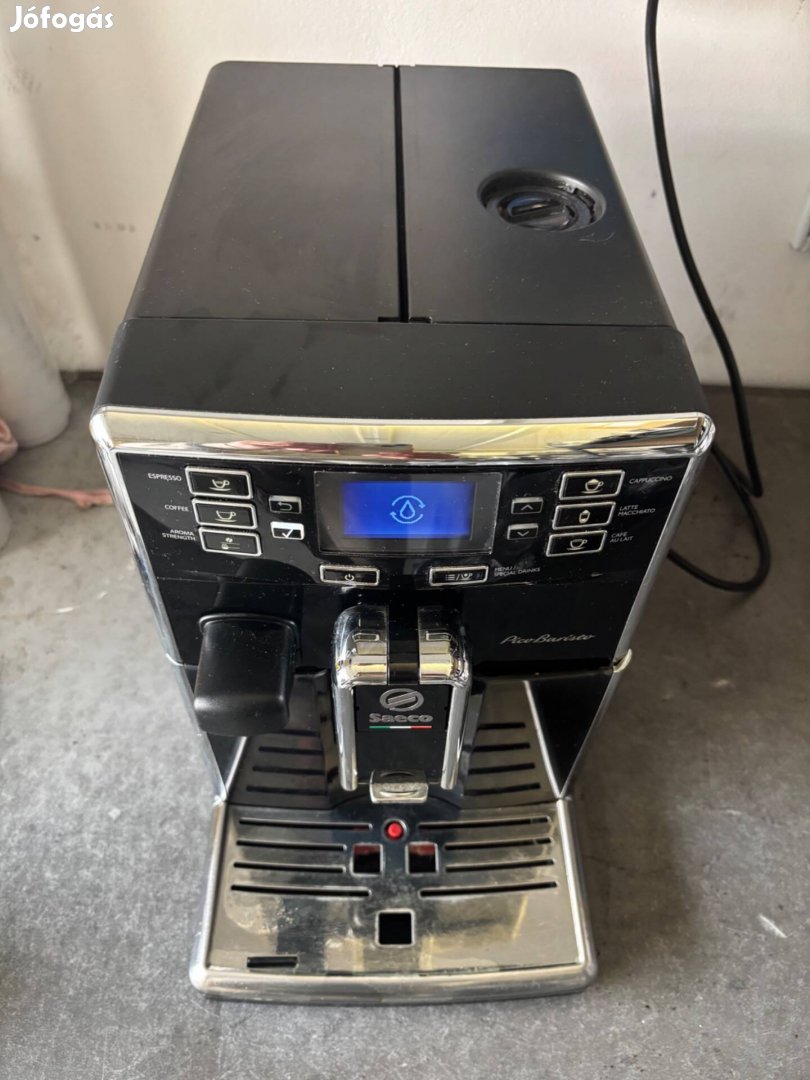 Saeco Pico Baristo fekete kávéfőző, kávégép
