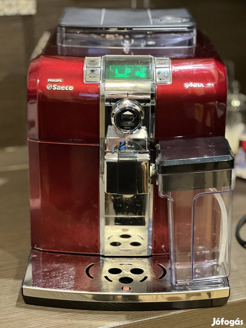 Saeco Syntia Cappuccino RED Limited Edition!!!Ofrissen szervizelve!!!