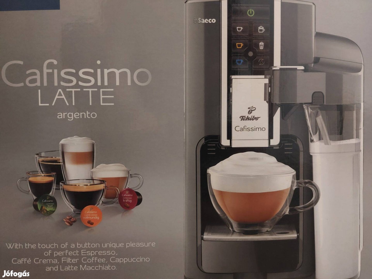 Saeco Tchibo Cafissimo Latte argento ezüst