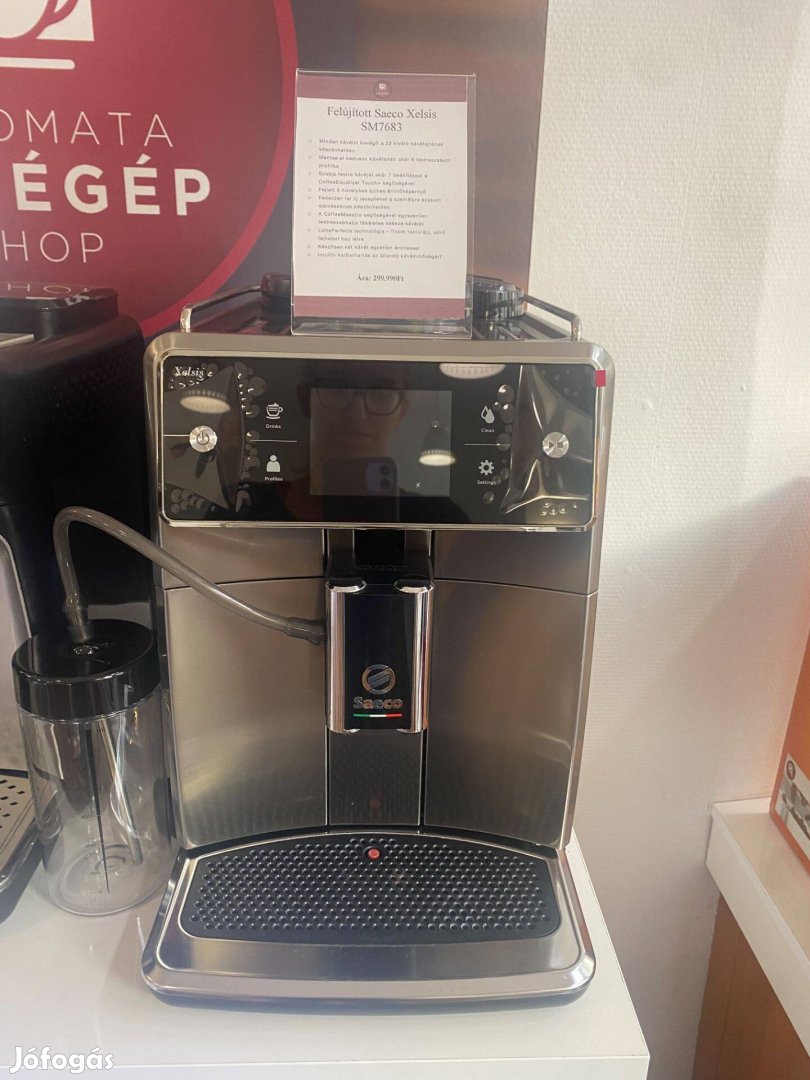 Saeco Xelsis felújított automata kávégép 12 hónap garanciával