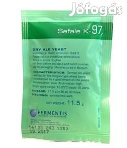 Safale K-97 sörélesztő 11.5g  (1240)