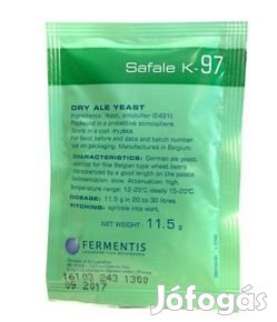 Safale K-97 sörélesztő 11.5g  (1240)