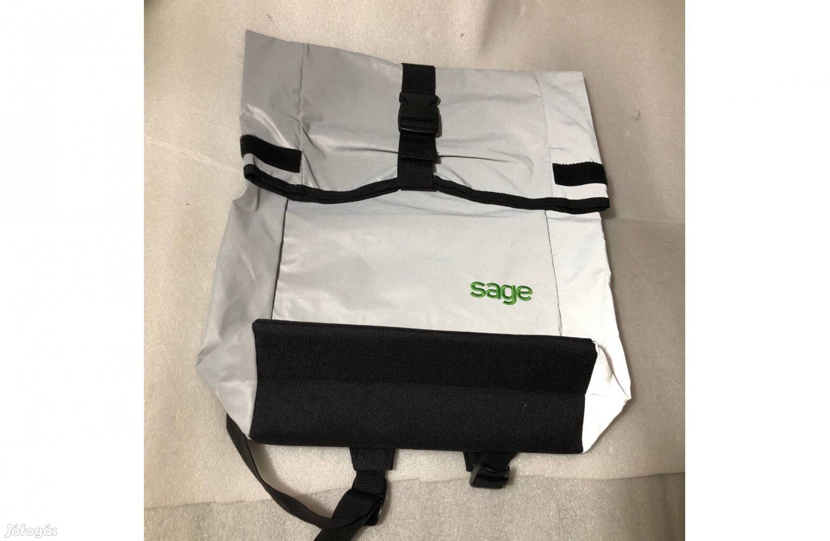Sage Bag Base Fényvisszaverős Hátizsák Roll-Top Backpack