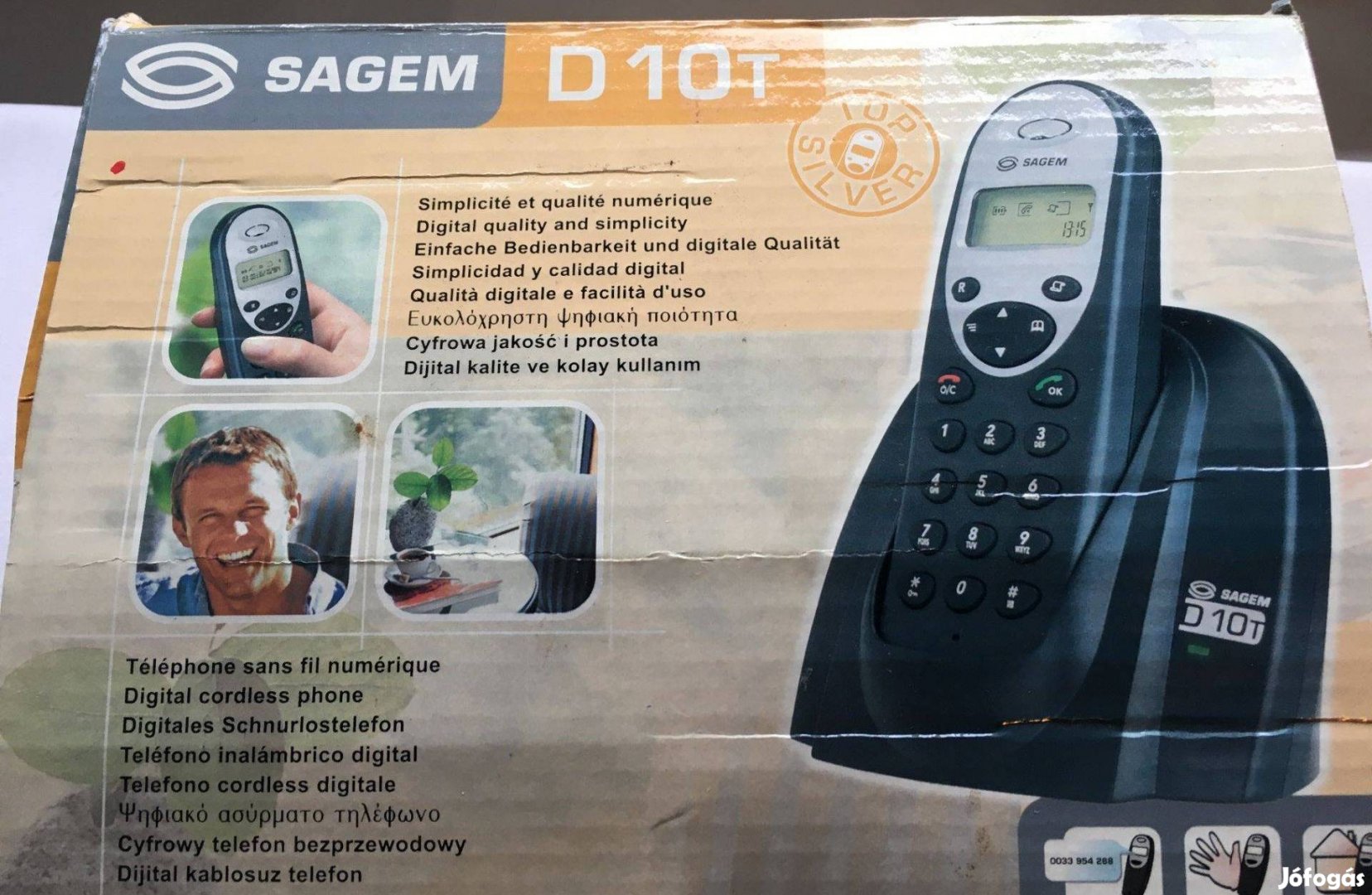 Sagem D10 vezeték nélküli telefon eladó