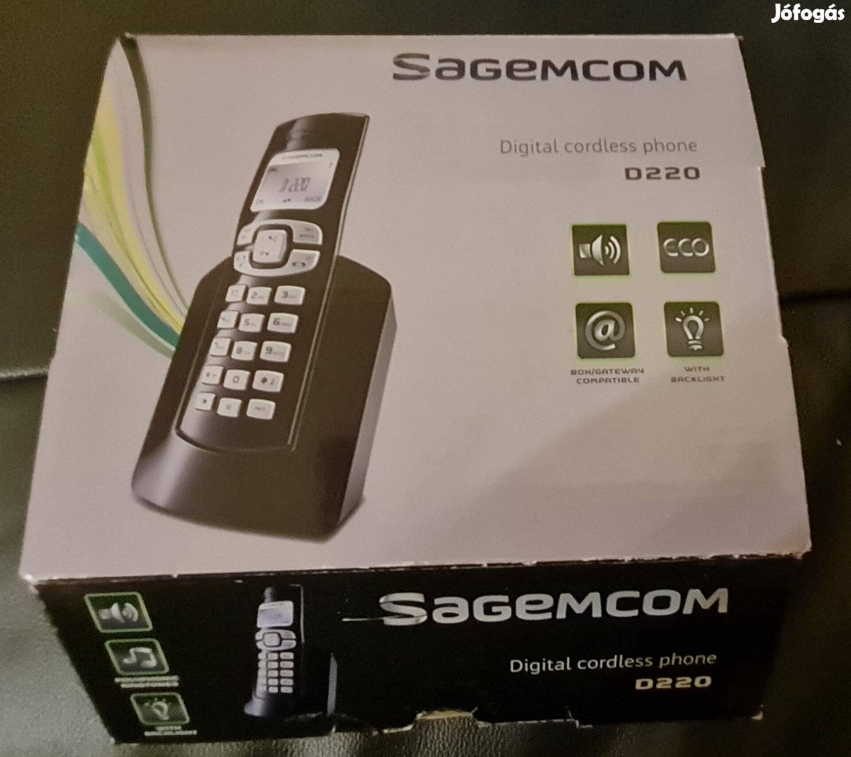 Sagemcom D220 kihangosítható vezeték nélküli telefon, újszerű, féláron