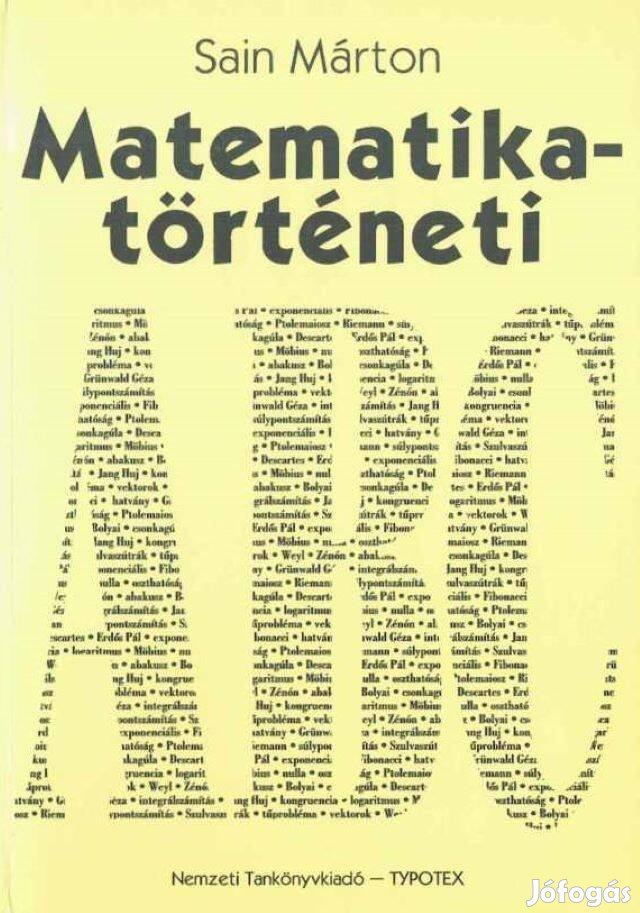 Sain Márton: Matematikatörténeti ABC című könyv eladó