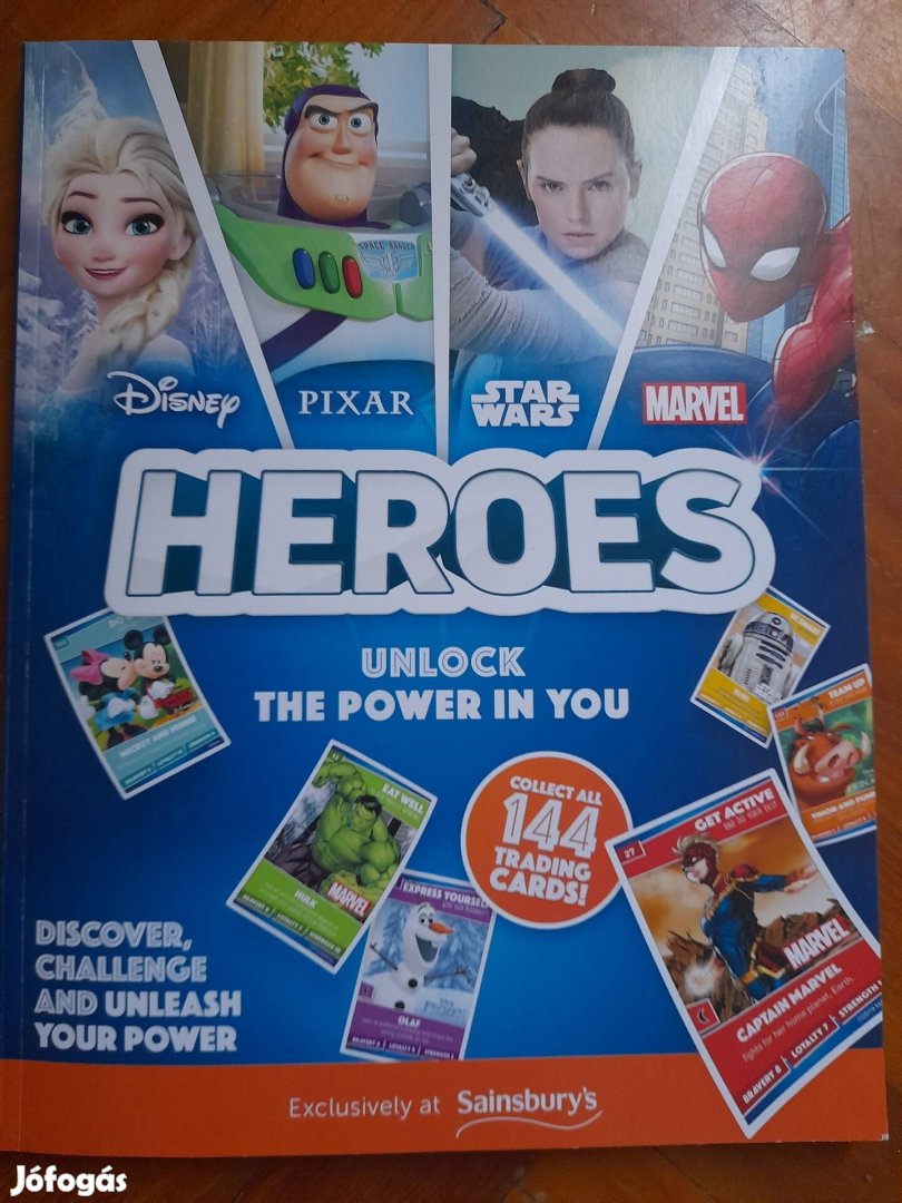 Sainsbury Disney Pixar Star Wars Marvel Heroes tele album