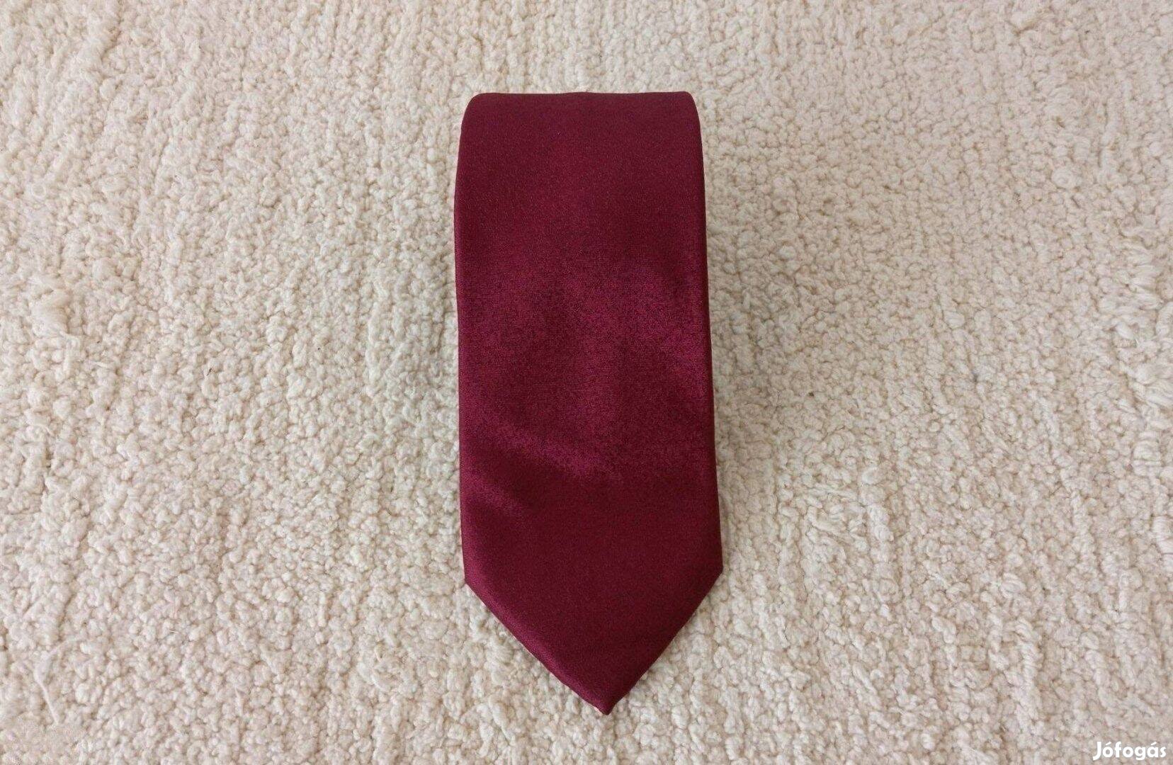 Saint Michael piros / bordó 100% selyem nyakkendő