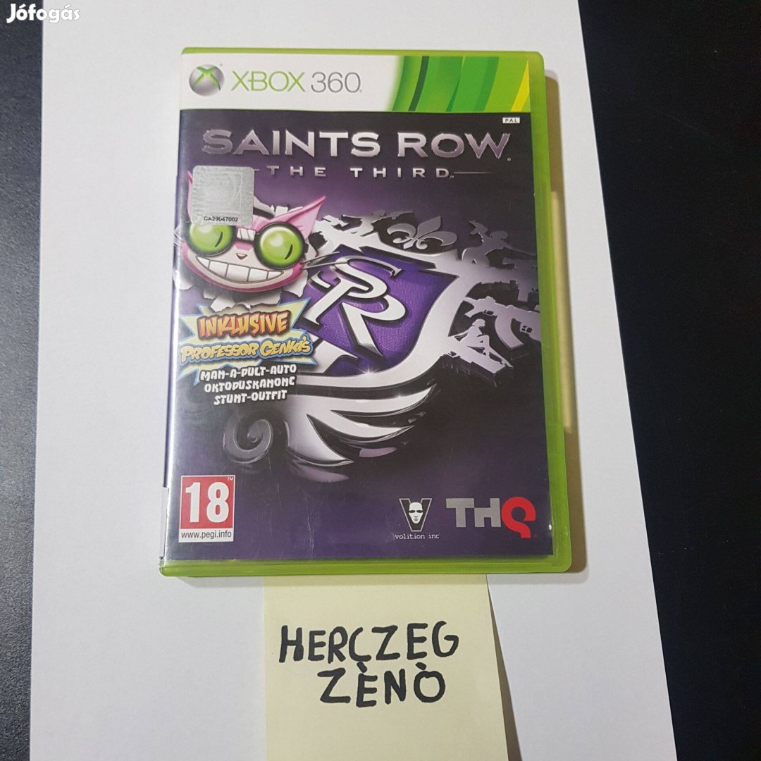 Saints ROW 3 xbox360