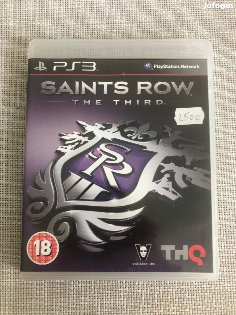 Saints Row 3 The Third Ps3 Playstation 3 játék