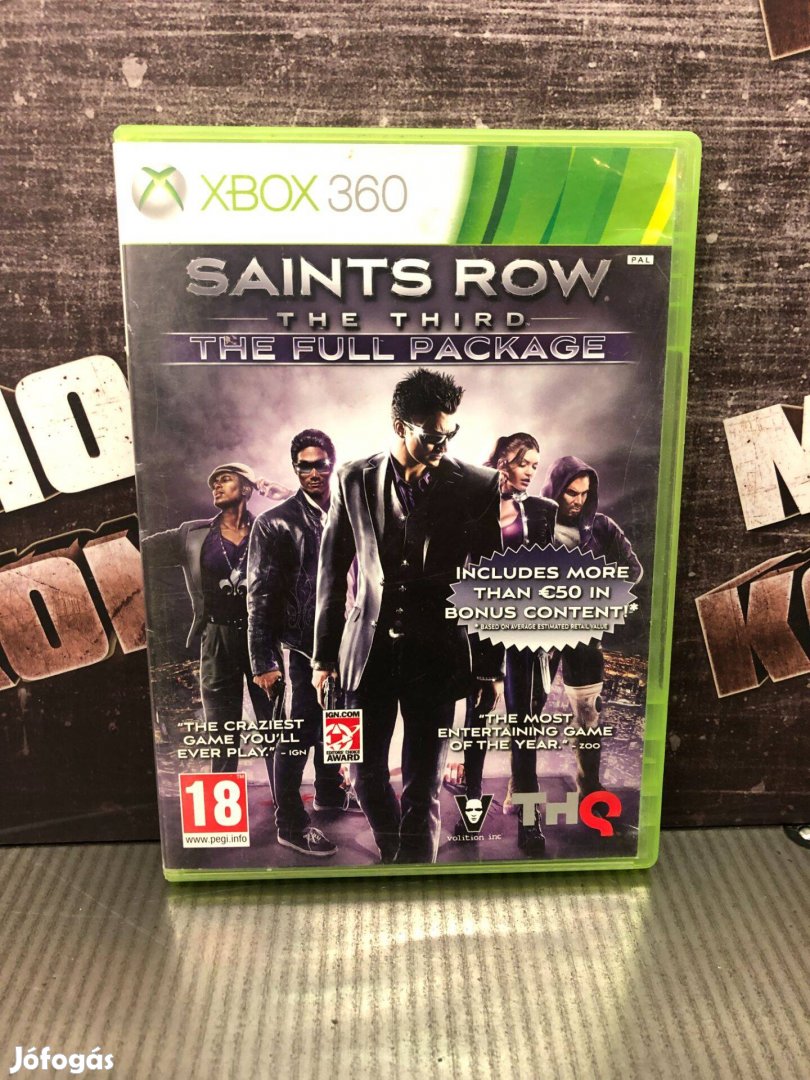 Saints Row The Third Full Package Xbox 360