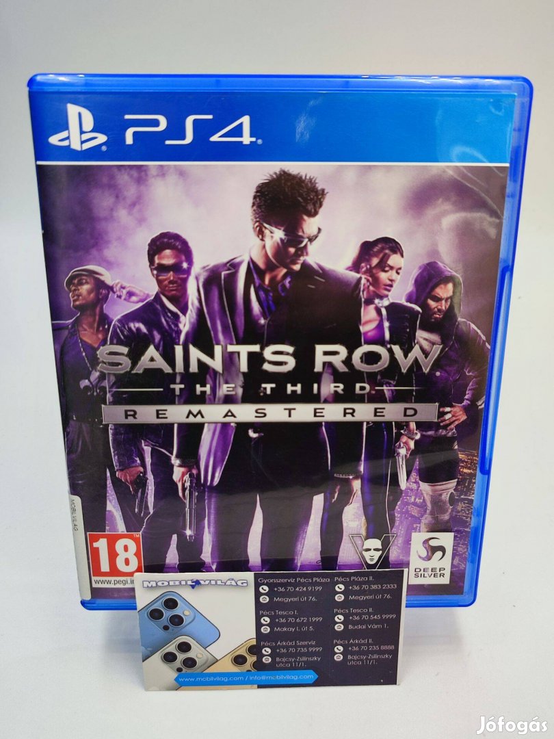 Saints Row The Third Remastered PS4 Garanciával #konzl1900