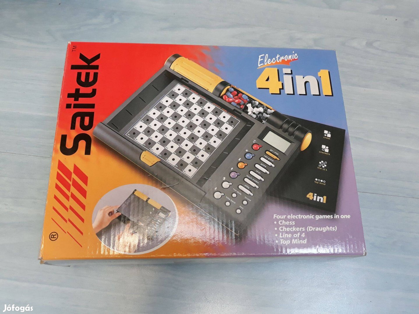 Saitek Electronic 4 in 1 Sakk társasjáték, kvartzjáték, konzol