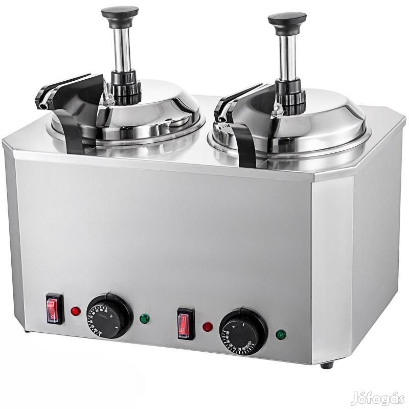 Sajtmelegítő és Adagoló  1300 W 2x2,5L