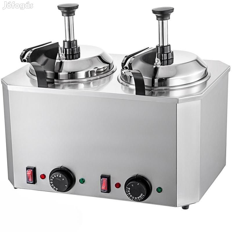 Sajtmelegítő és Adagoló  1300 W 2x2,5L